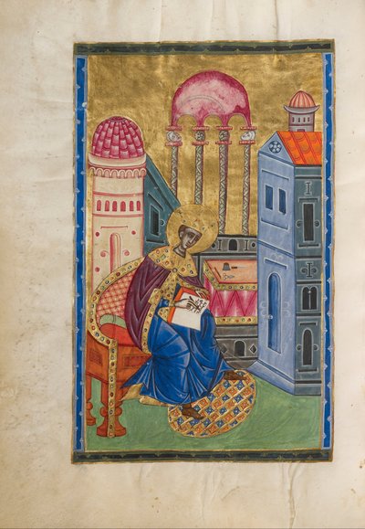 Solomon Writing by Malnazar  – illuminator